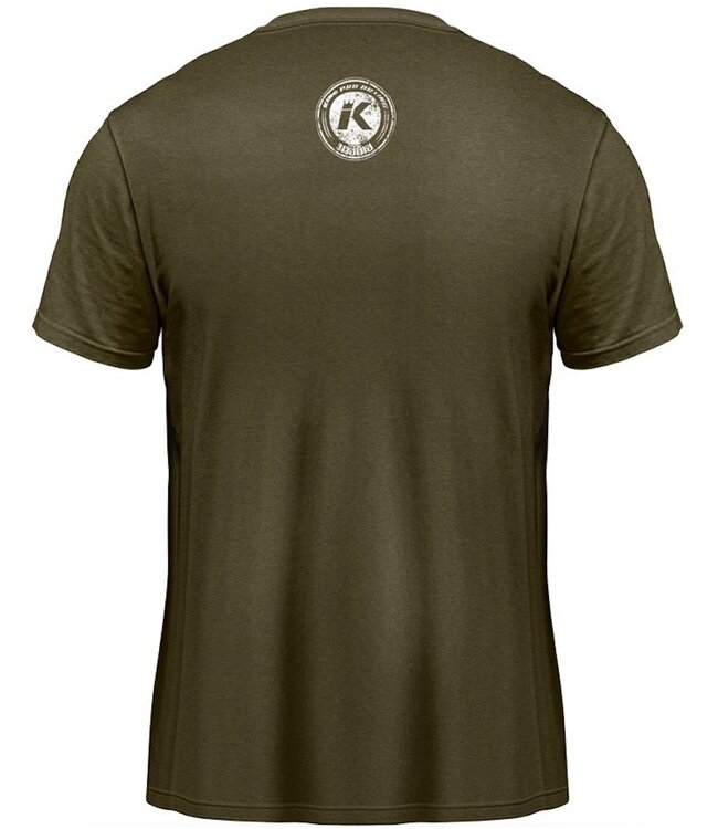 King Pro Boxing KPB Vintage Logo T-Shirt Olivgrün
