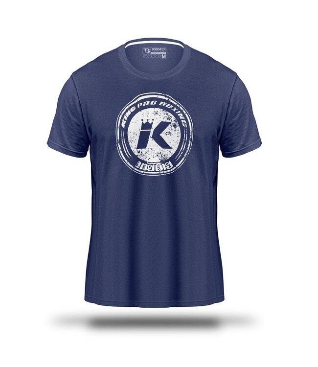 King Pro Boxing KPB Vintage Logo T-Shirt Blau