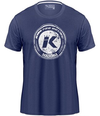 King Pro Boxing King Pro Boxing KPB Vintage Logo T-Shirt Blau