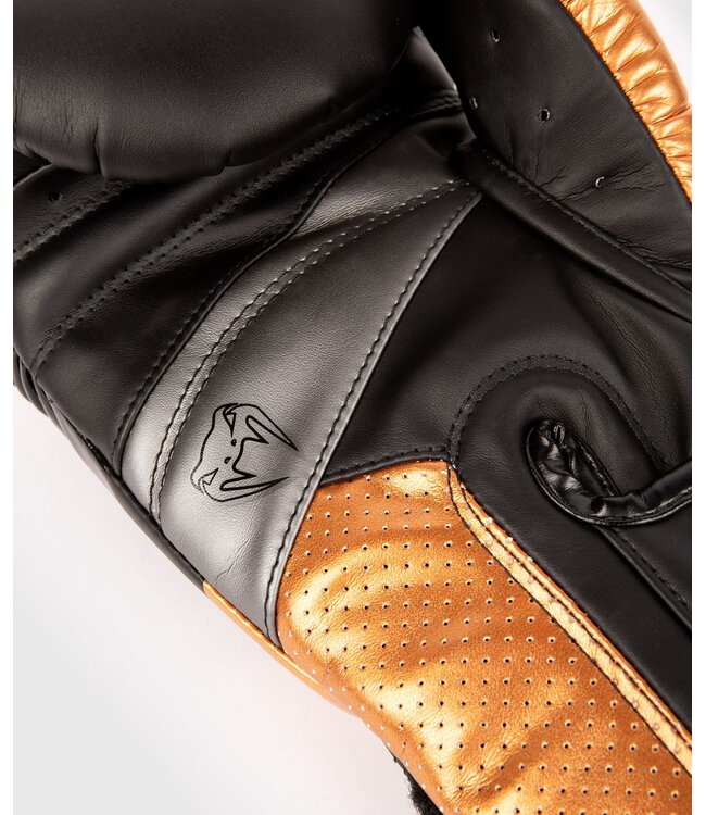 Venum Elite Evo Boxhandschuhe Schwarz Bronze