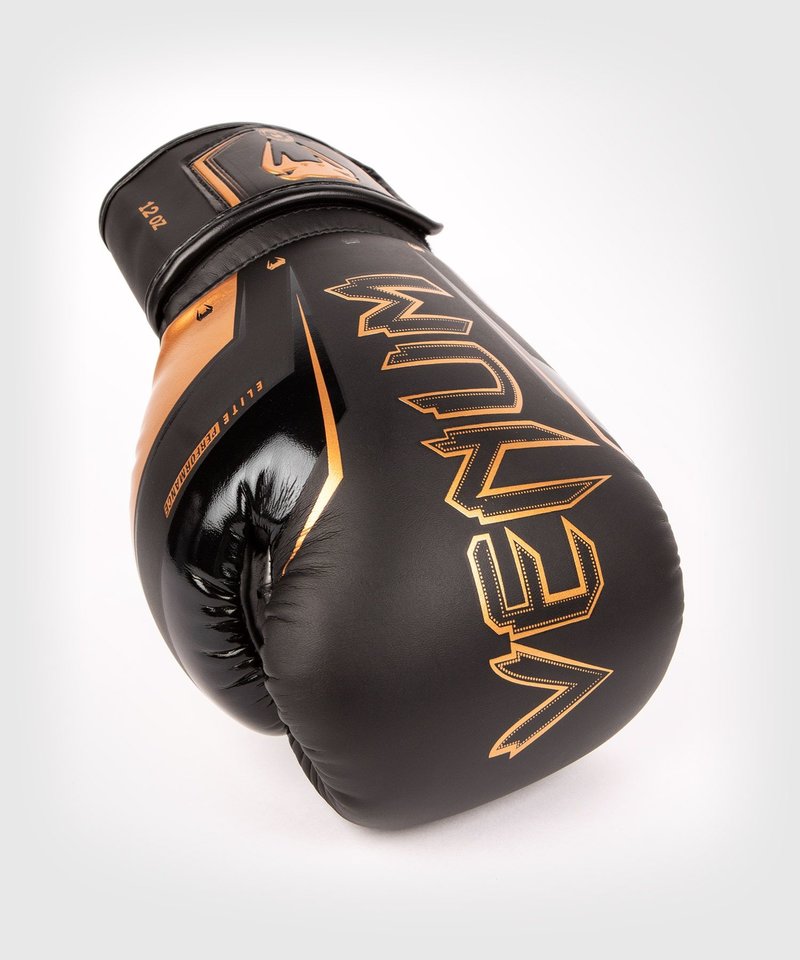 Venum Venum Elite Evo Boxhandschuhe Schwarz Bronze