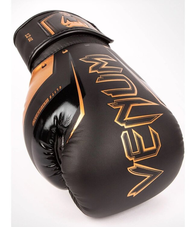 Venum Elite Evo Bokshandschoenen Zwart Brons