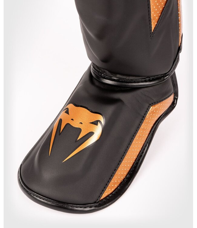 Venum Venum Elite Evo Kickboxing Shinguards Black Bronze