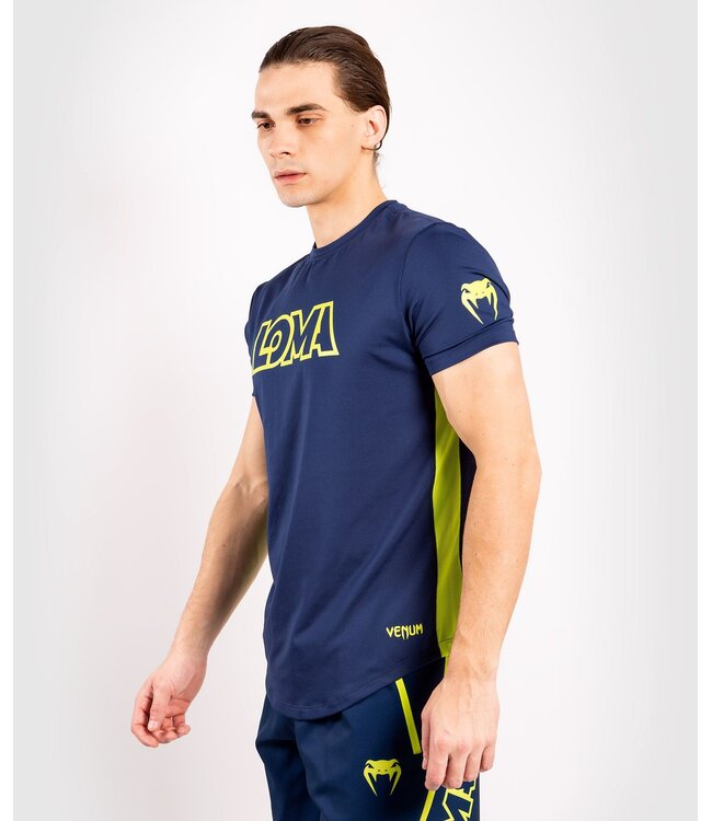Venum Loma Origins Dry-Tech T-Shirt Blau Gelb