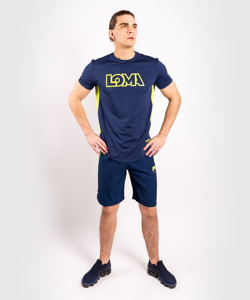 Venum Venum Loma Origins Dry-Tech T-Shirt Blau Gelb