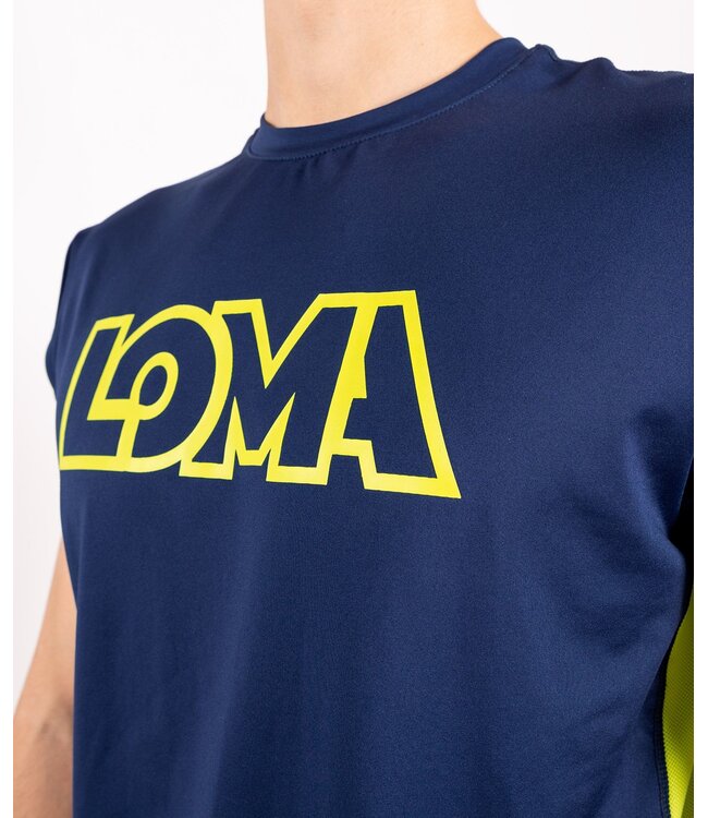 Venum Loma Origins Dry-Tech T-Shirt Blau Gelb