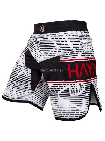 Hayabusa Hayabusa Flex Fight Shorts Weiße MMA Trainingsshorts