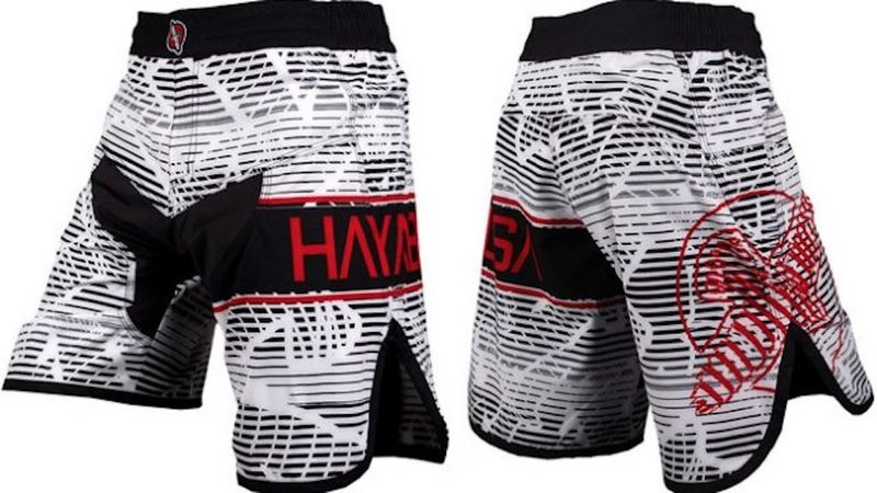 Hayabusa Hayabusa Flex Fight Shorts Weiße MMA Trainingsshorts