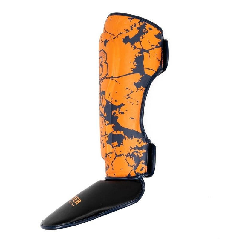 Booster Booster SG Youth Kickboxing Shinguards Marble Orange