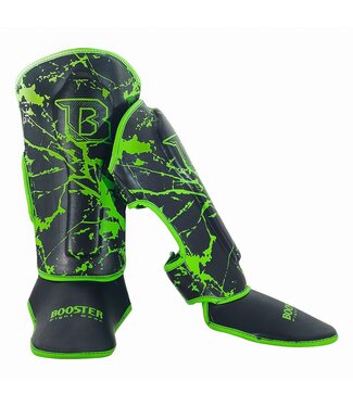 Booster Booster SG Kickboks Scheenbeschermers Jeugd Marmer Groen