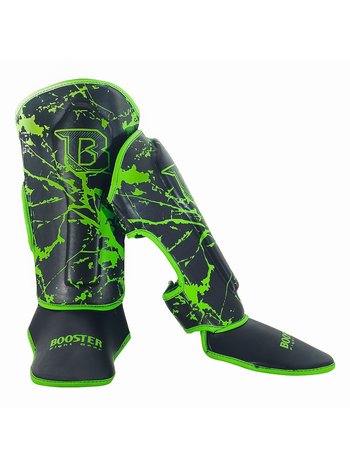 Booster Booster SG Youth Kickboxing Shinguards Marble Green