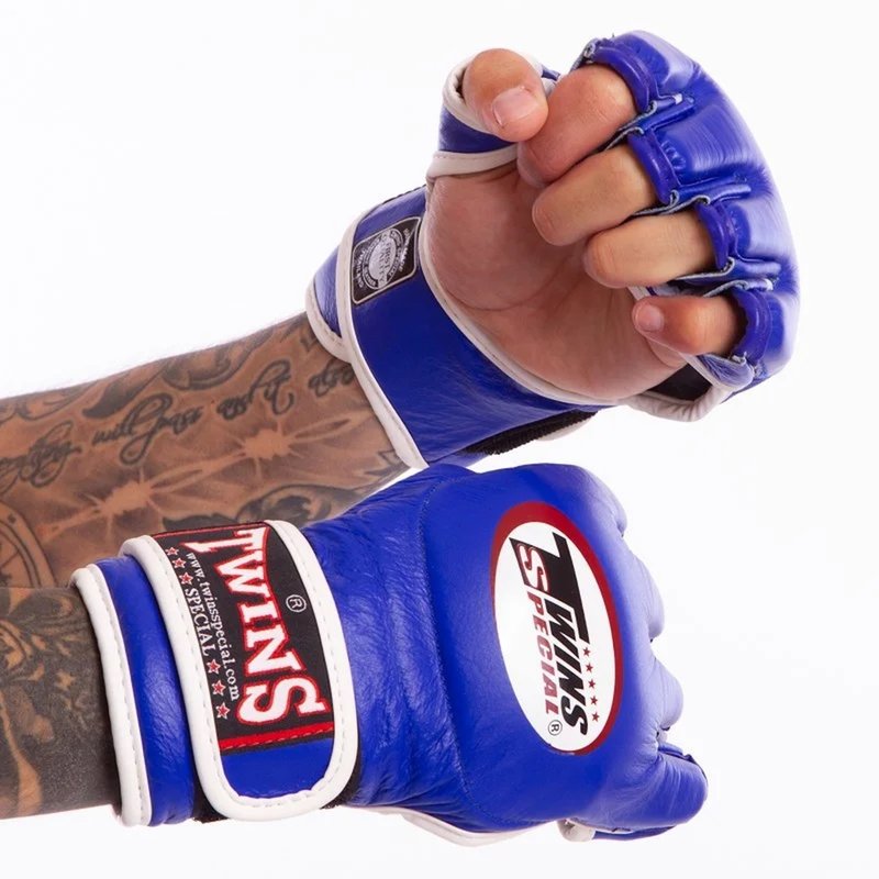 Twins Special Twins GGL-6 MMA Gloves Blue Leather