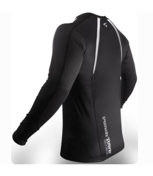 PunchTown Rash Guard Classic Dunkel Langarm Schwarz