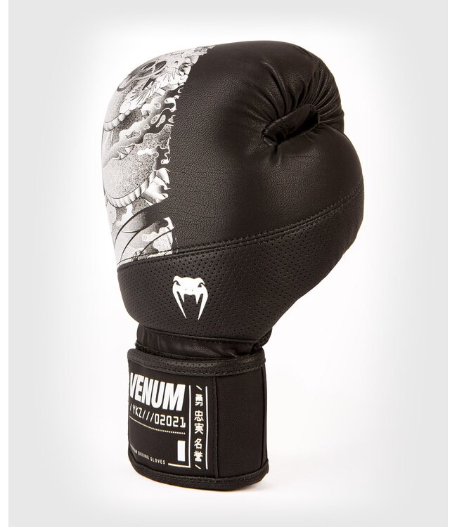 Venum YKZ21 Boxing Gloves Black White