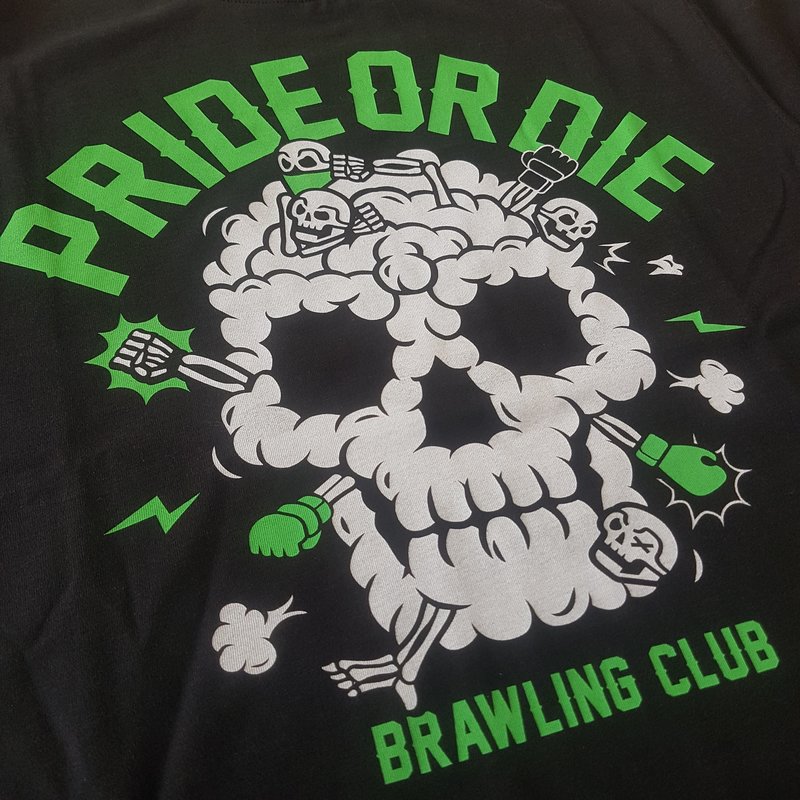 Pride or Die PRiDE or DiE T-shirt Brawling Club Black