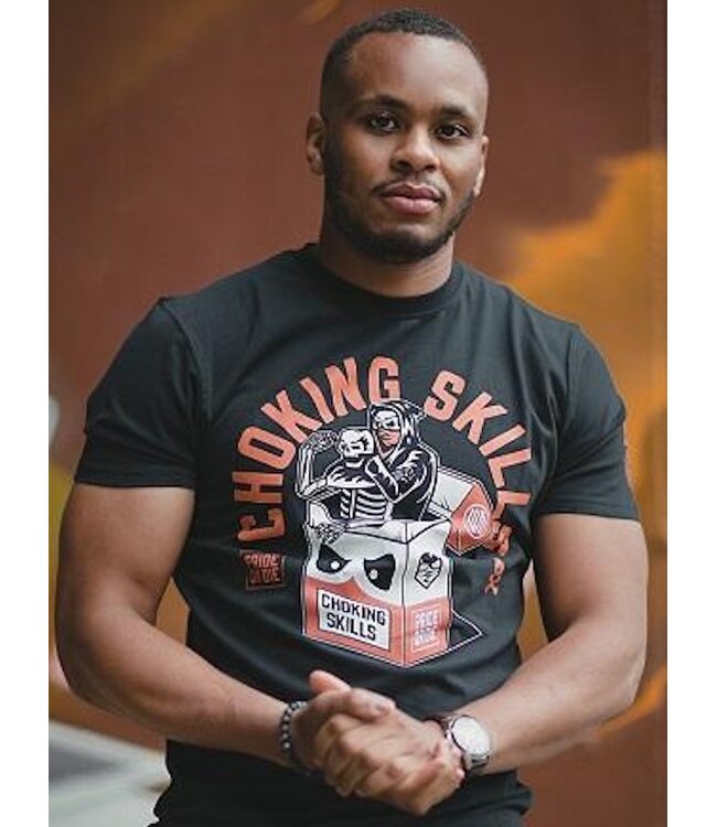 Pride or Die PRiDE or Die T-shirt Choking Skills Zwart