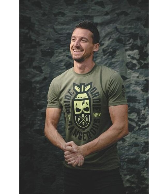 PRiDE or Die T-shirt Dangerous Khaki