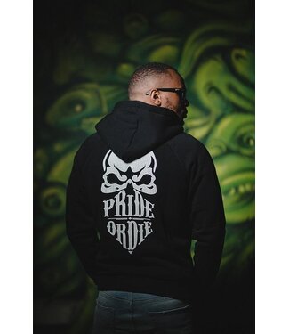 PRiDEorDiE PRIDE or DiE Hoodie Reckless Schwarz Weiss
