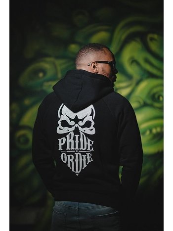 Pride or Die Hoodie PRIDE or DiE Reckless Schwarz Weiss