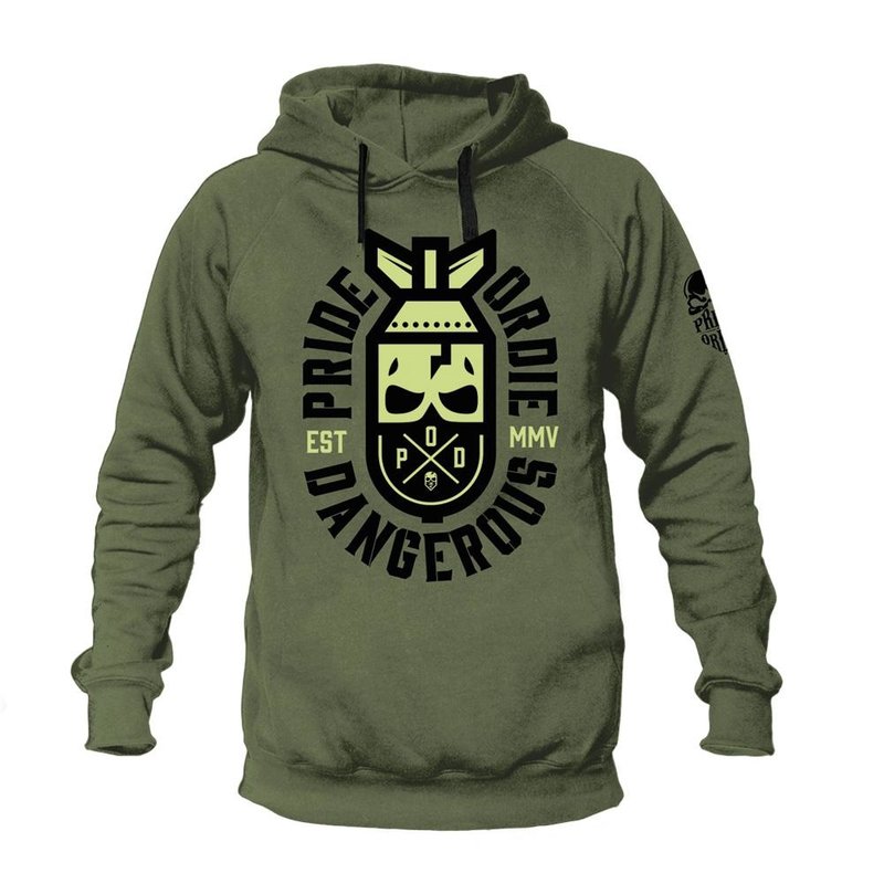 Pride or Die Hoodie PRiDEorDiE Dangerous Khaki