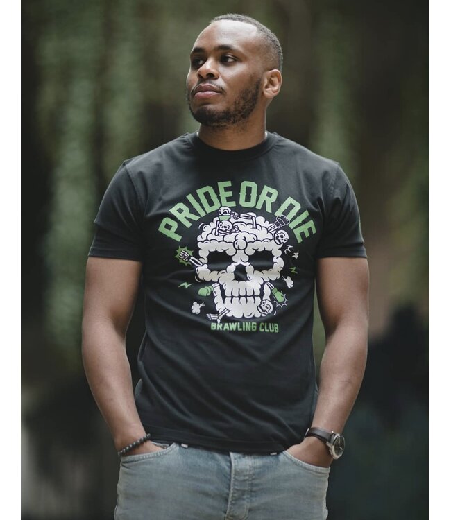 PRiDE or Die T-shirt Brawling Club Zwart