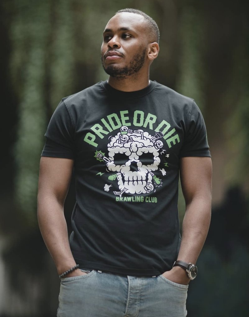 Pride or Die PRiDE or DiE T-shirt Brawling Club Black