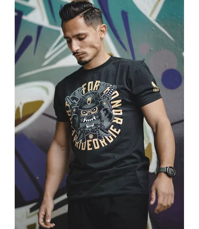 PRIDE or DiE T-Shirt Fight for Honor Schwarz