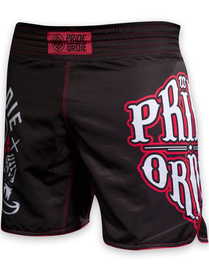 Pride or Die Pride or Die Fight Shorts Grim Beaterz Vechtsportbroek