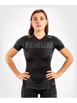 Venum Venum ONE FC IMPACT Rashguard S/S Dames Zwart Zwart