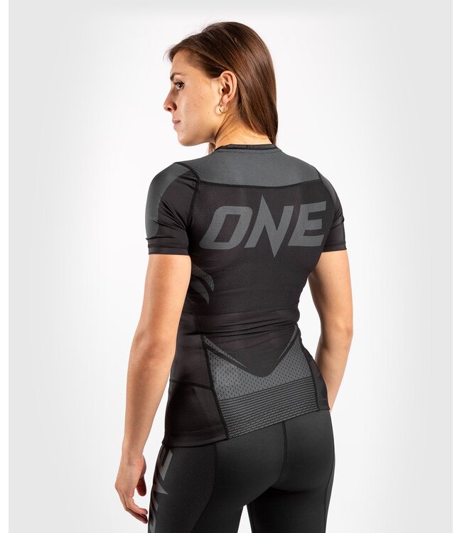 Venum ONE FC IMPACT Rashguard S/S Women Black Black