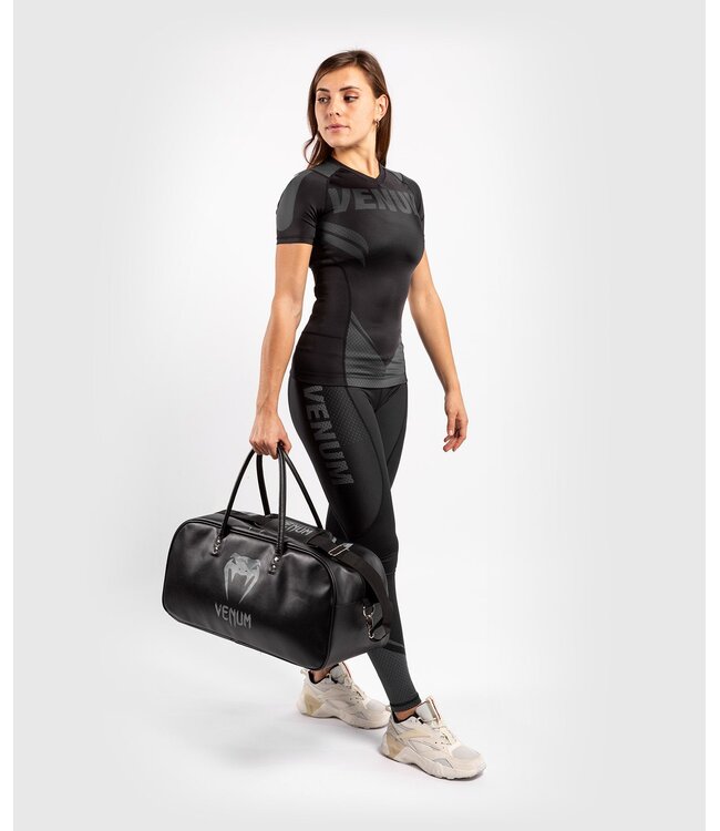 Venum ONE FC IMPACT Rashguard K/A Damen Schwarz Schwarz