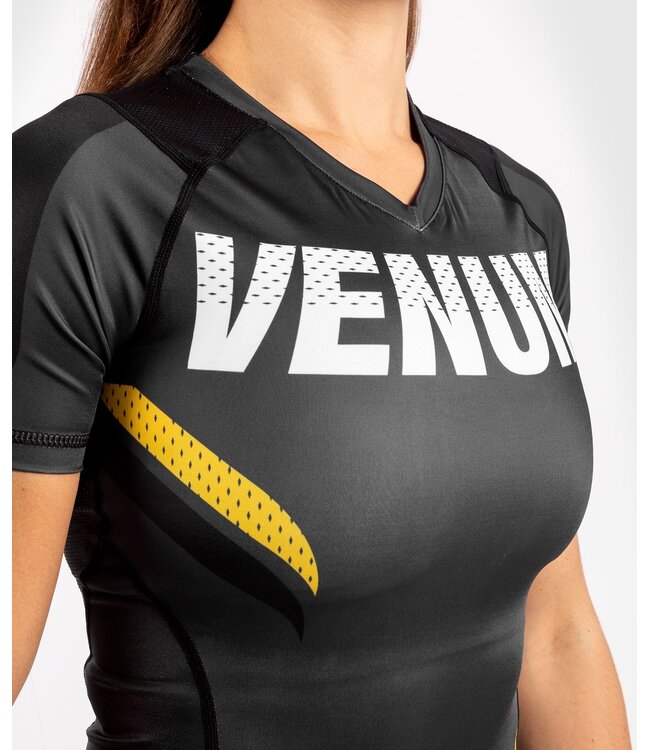 Venum Venum ONE FC IMPACT Rashguard S/S Women Grey Yellow