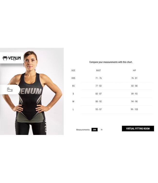 Venum Venum ONE FC IMPACT Tanktop Women Black Khaki