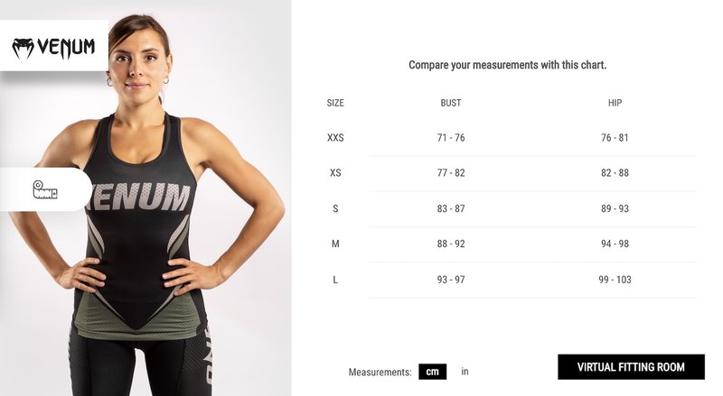 Venum Venum ONE FC IMPACT Tanktop Dames Zwart Kaki