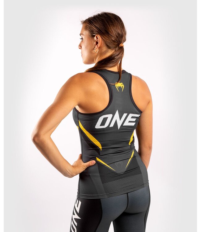 Venum ONE FC IMPACT Tanktop Dames Grijs Geel