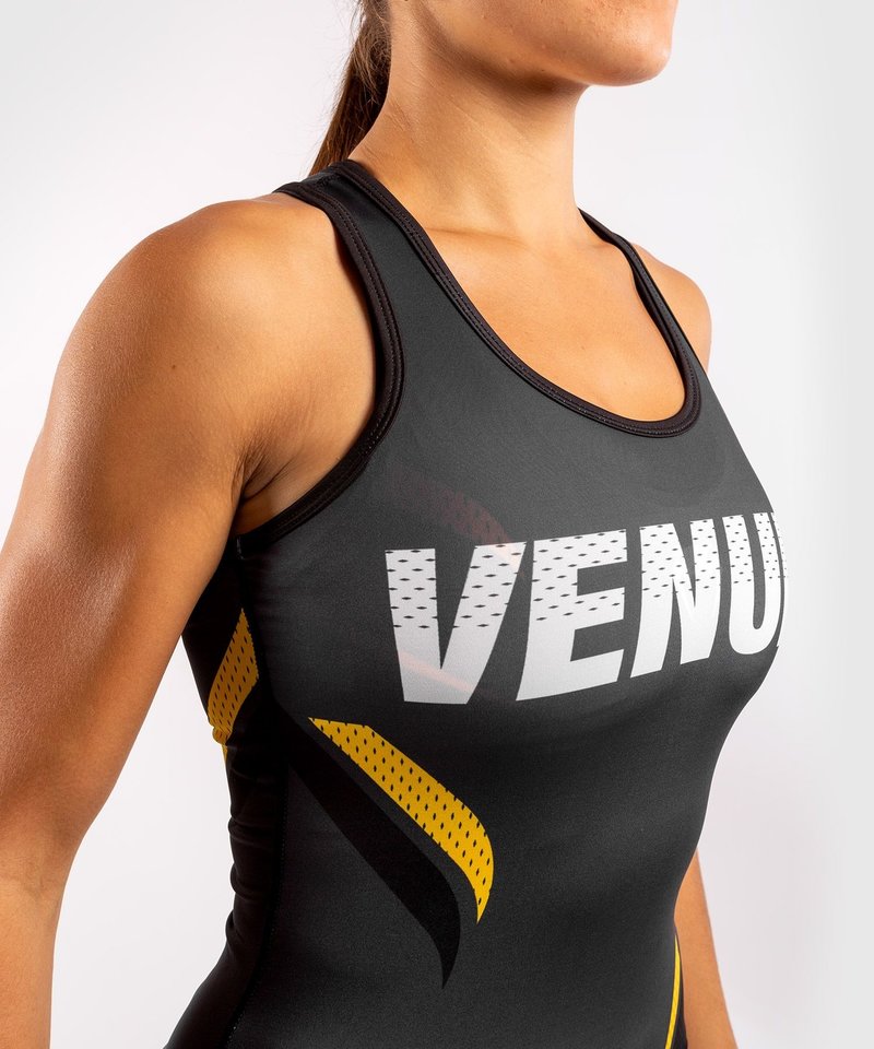 Venum Venum ONE FC IMPACT Tanktop Damen Grau Gelb