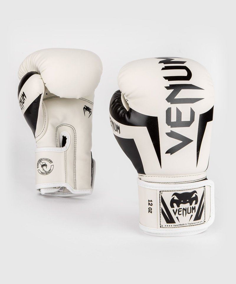 Venum Venum Boxhandschuhe ELITE Weiss Schwarz by Venum