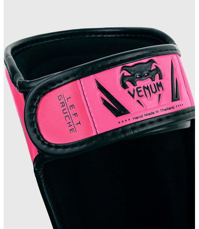 Venum Elite Kids Kinder Schienbeinschoner Pink Schwarz