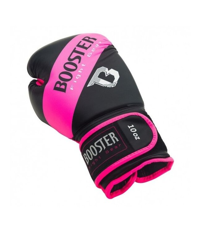 Booster Dames Bokshandschoenen BT Sparring Zwart Roze