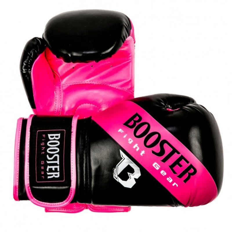 Booster Booster Womens Boxing Gloves BT Sparring Black Pink