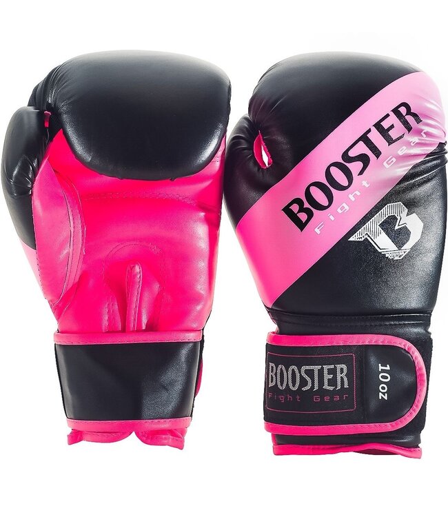 Booster Womens Boxing Gloves BT Sparring Black Pink