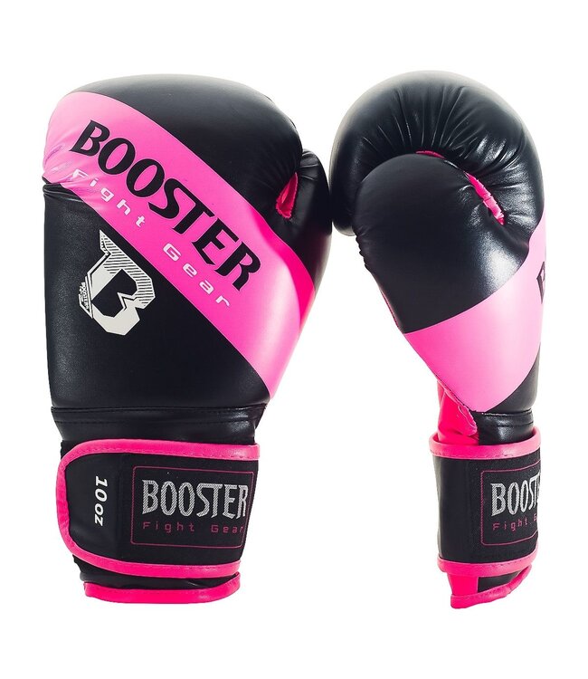 Booster Damen Boxhandschuhe BT Sparring Schwarz Rosa