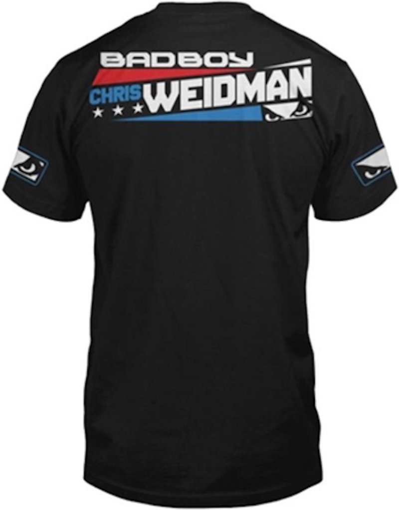 Bad Boy Bad Boy Chris Weidman UFC 175 Walkout T-shirt Zwart