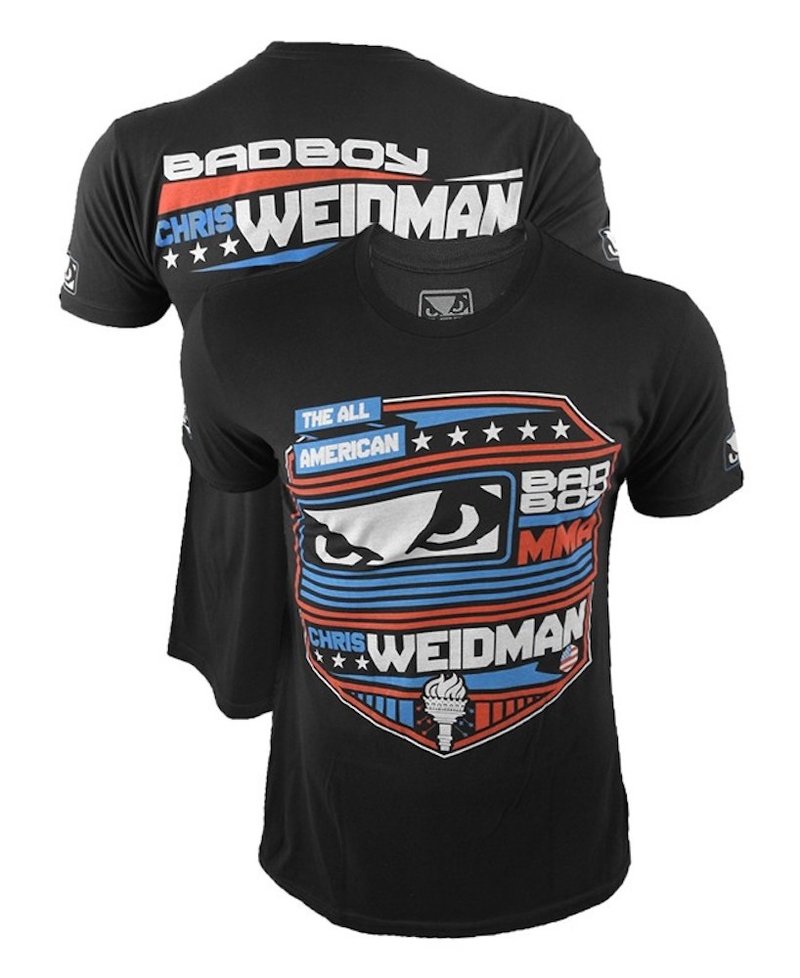 Bad Boy Bad Boy Chris Weidman UFC 175 Walkout T Shirt Black