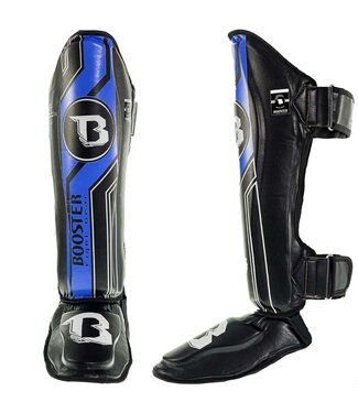 Booster Fightgear Booster Schienbeinschützer Kickboxen Pro Range BSG V 9 Schwarz Blau