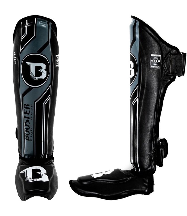 Booster Booster Shinguards Kickboxing Pro Range BSG V9 Black Grey
