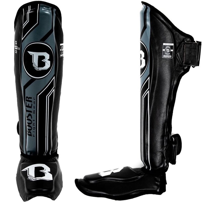 Booster Booster Shinguards Kickboxing Pro Range BSG V9 Black Grey