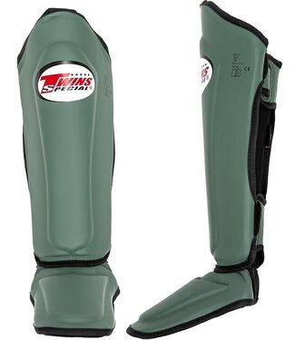Twins Special Twins Kickboks Scheenbeschermers SGL 7 Military Groen