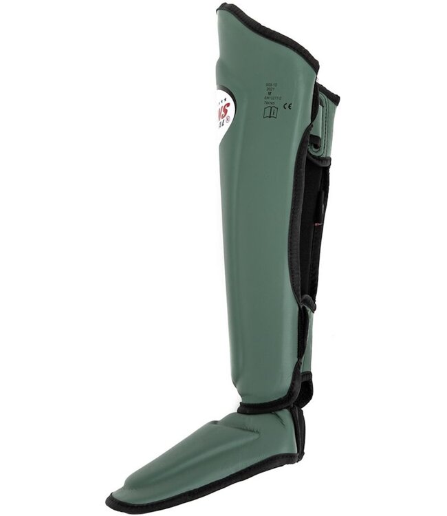 Twins Special Twins Stand Up Kickboxing Shinguards SGL 7 Military Green