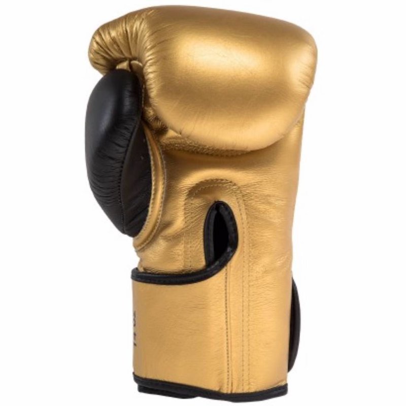 Joya Joya POWER MAX Kickboks Handschoenen Goud Zwart Leder